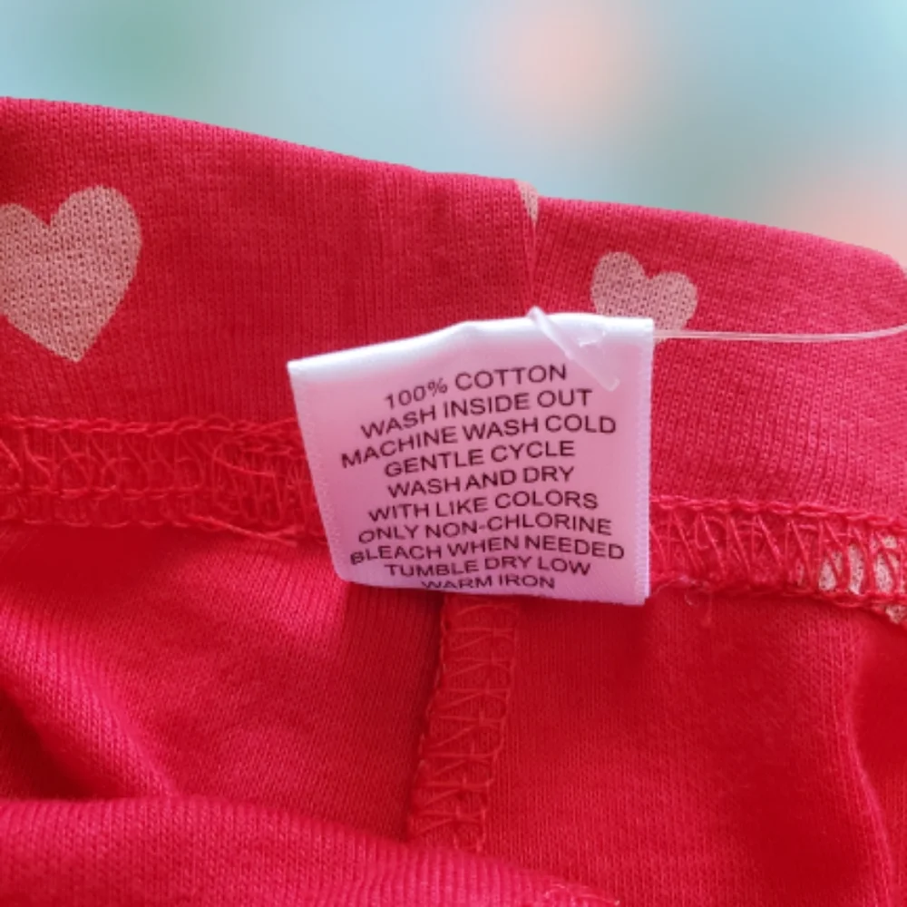 Leveret girls heart doll & me heart pj set, 6, red